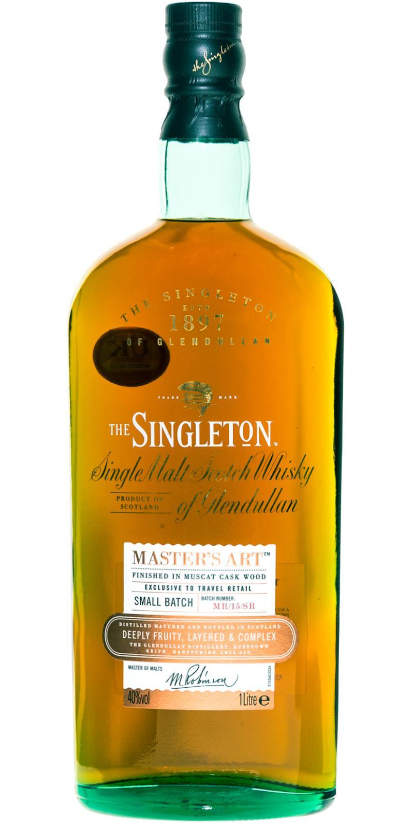 The Singleton of Glendullan Master's Art  Small Batch