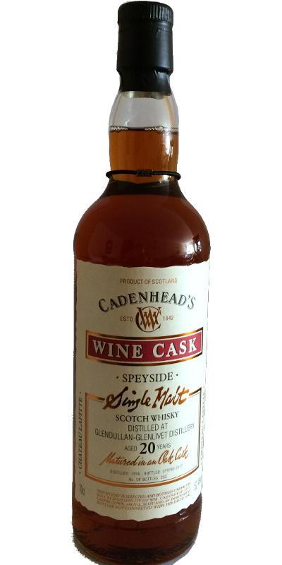 Glendullan 1996 CA  Wood Range - Wine Cask