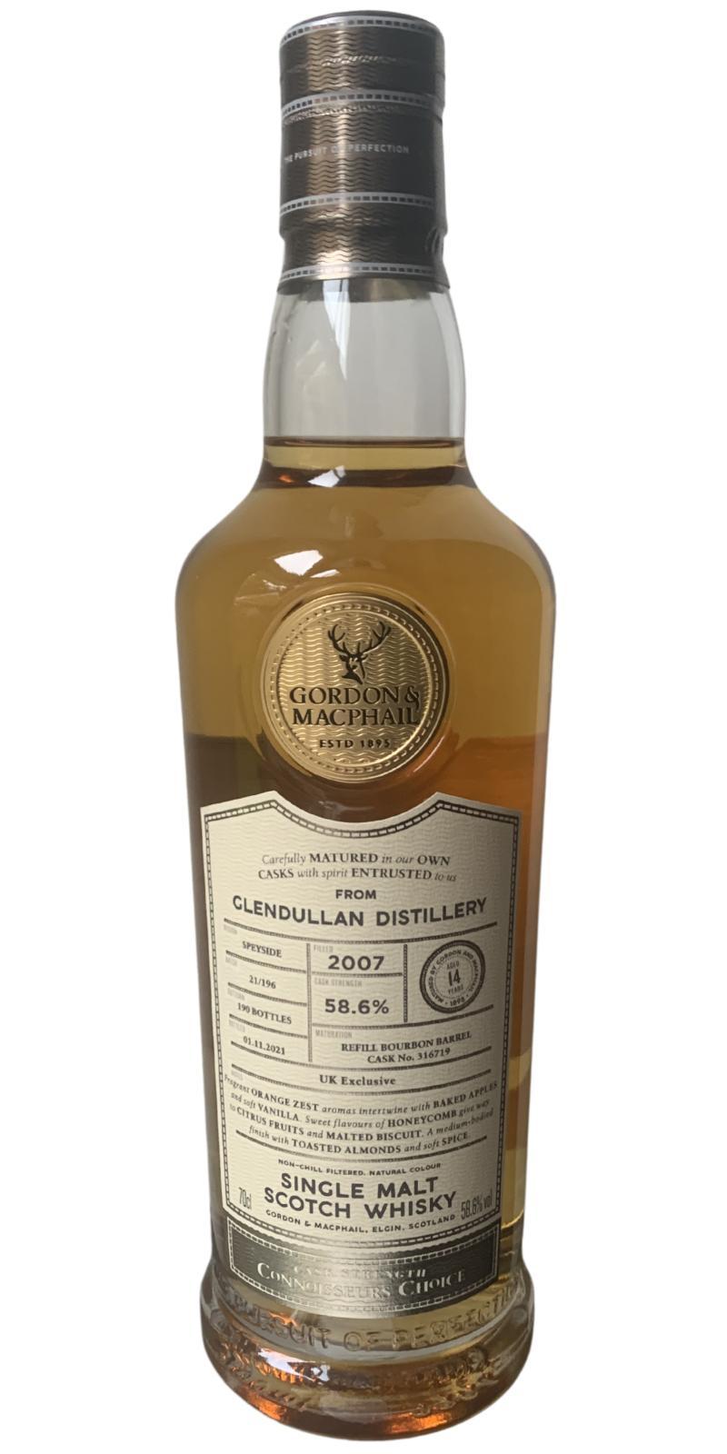 Glendullan 2007 GM  Connoisseurs Choice - Cask Strength