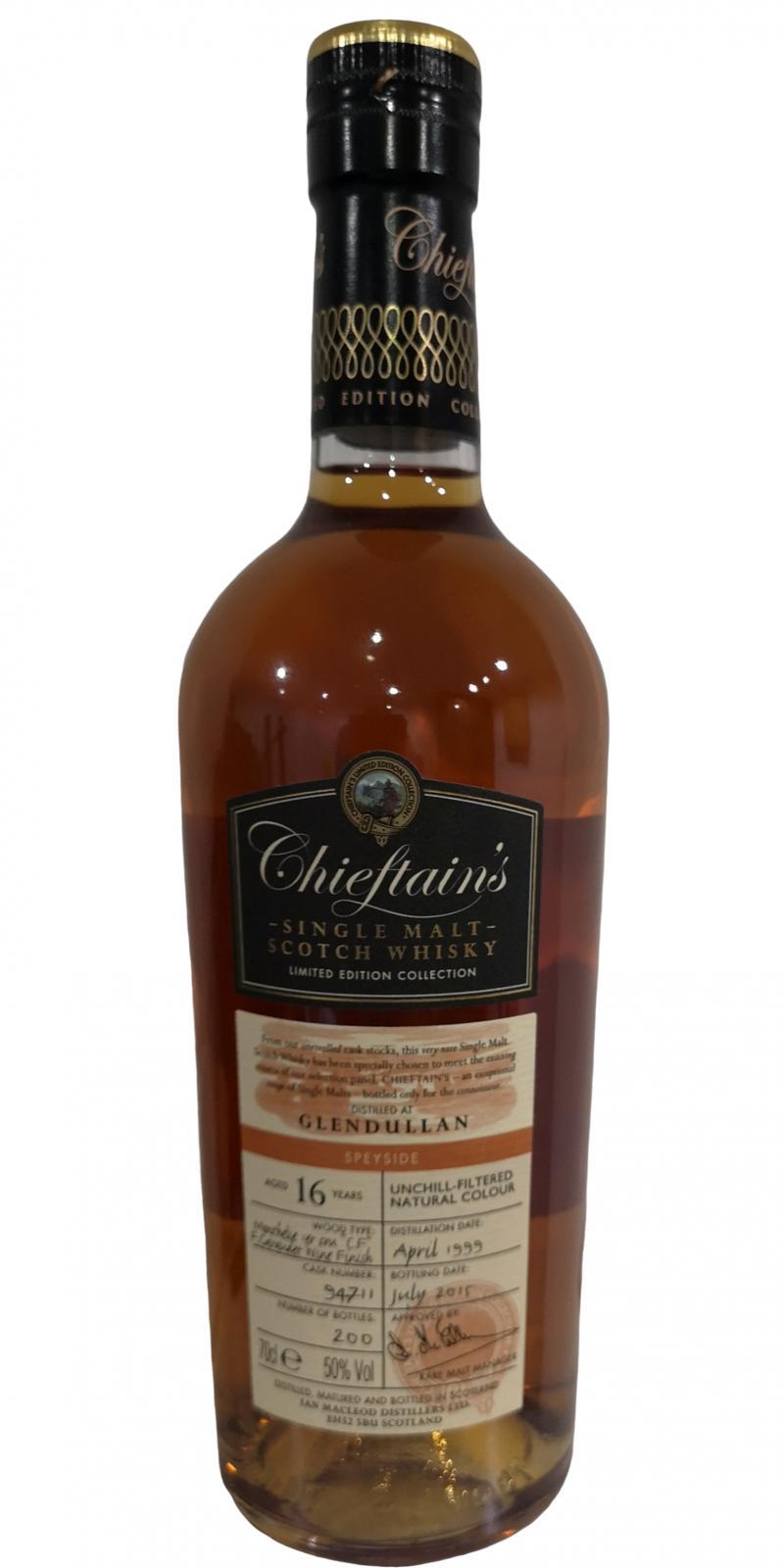 Glendullan 1999 IM  Chieftain's