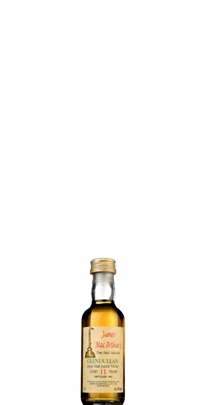 Glendullan 1981 JM  Fine Malt Selection - Miniature