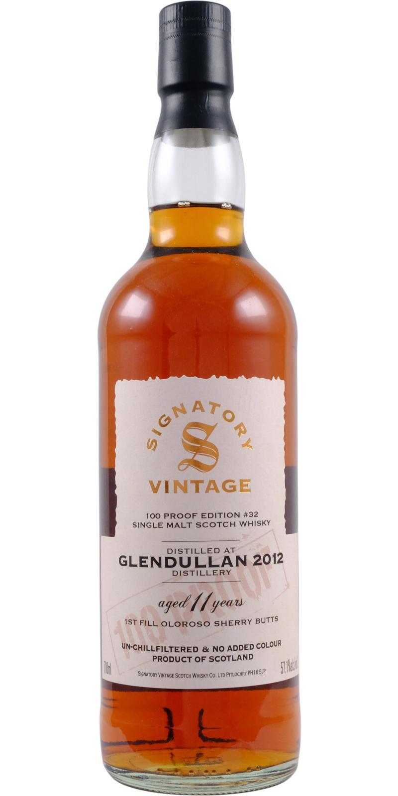 Glendullan 2012 SV  100 Proof - Edition #32
