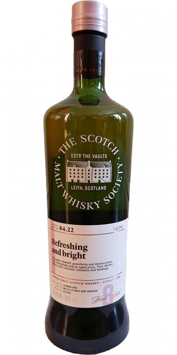 Glendullan 2008 SMWS 84.22  Refreshing and bright