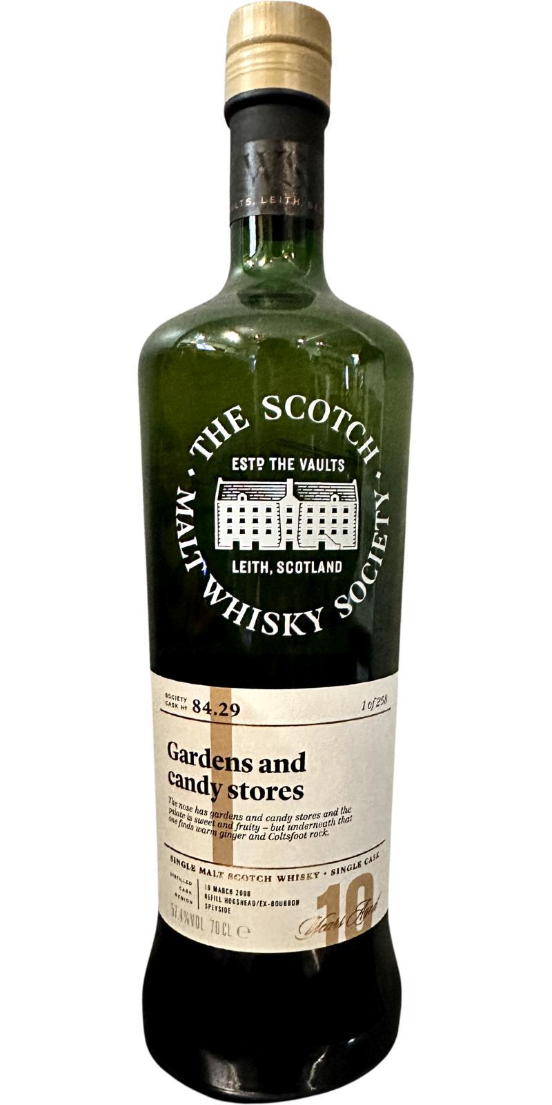 Glendullan 2008 SMWS 84.29  Gardens and candy stores