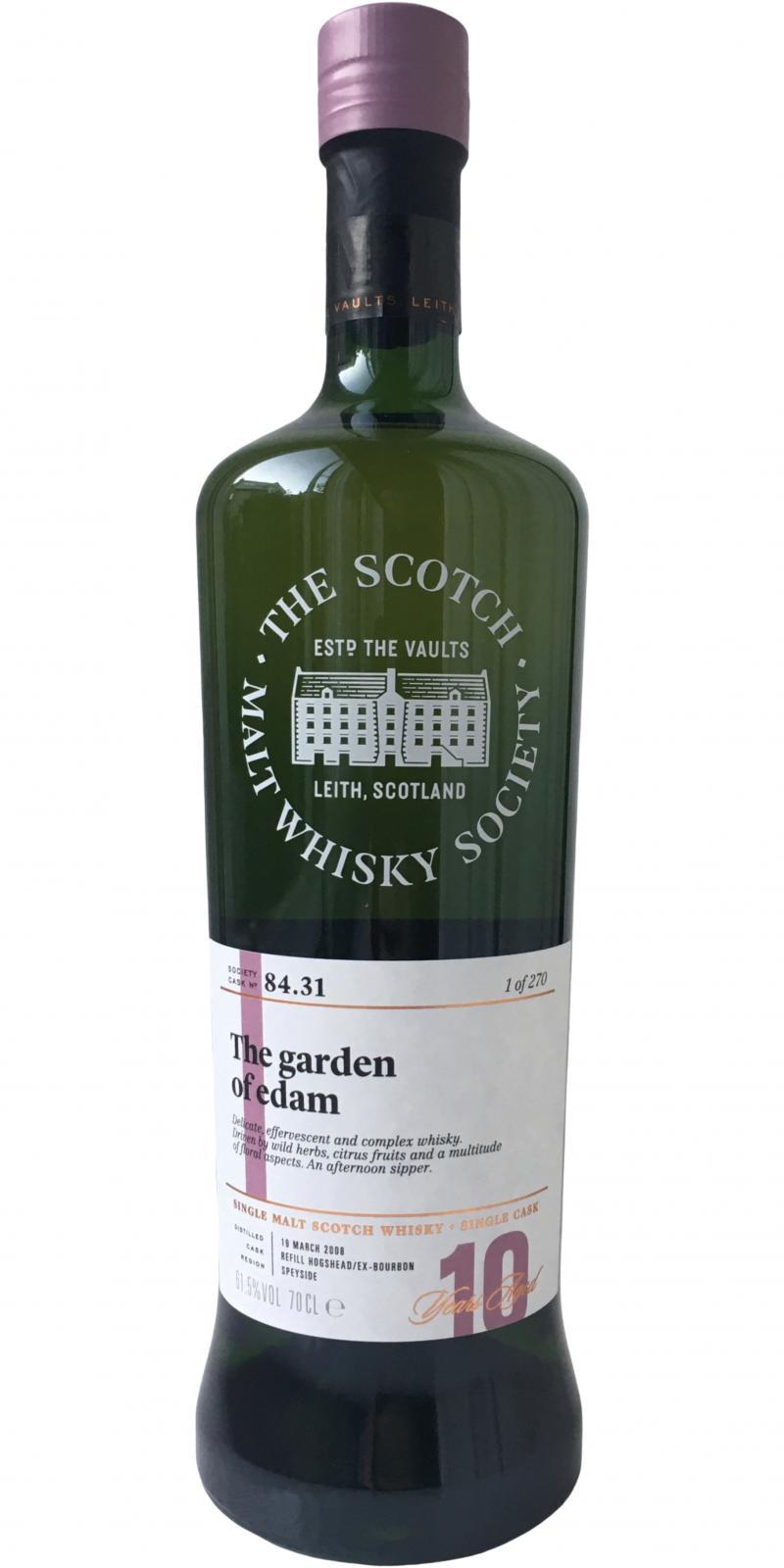 Glendullan 2008 SMWS 84.31  The garden of Edam