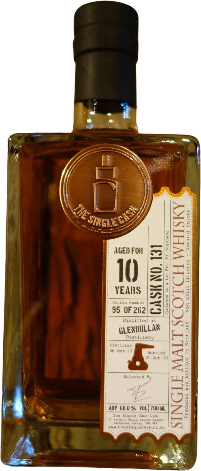 Glendullan 2010 TSCL  The Single Cask