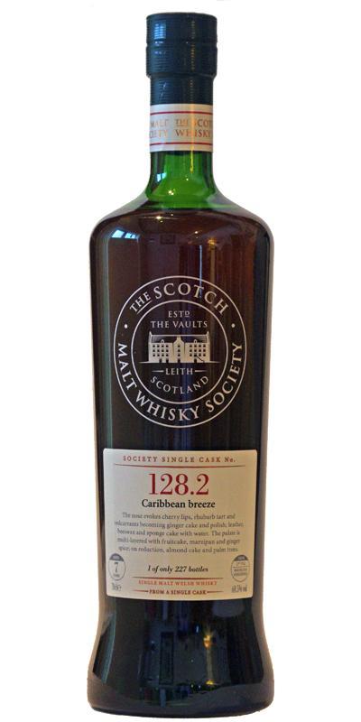 Penderyn 2002 SMWS 128.2  Caribbean breeze