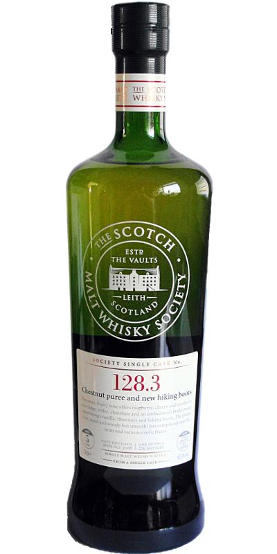 Penderyn 2006 SMWS 128.3  Chestnut puree and new hiking boots