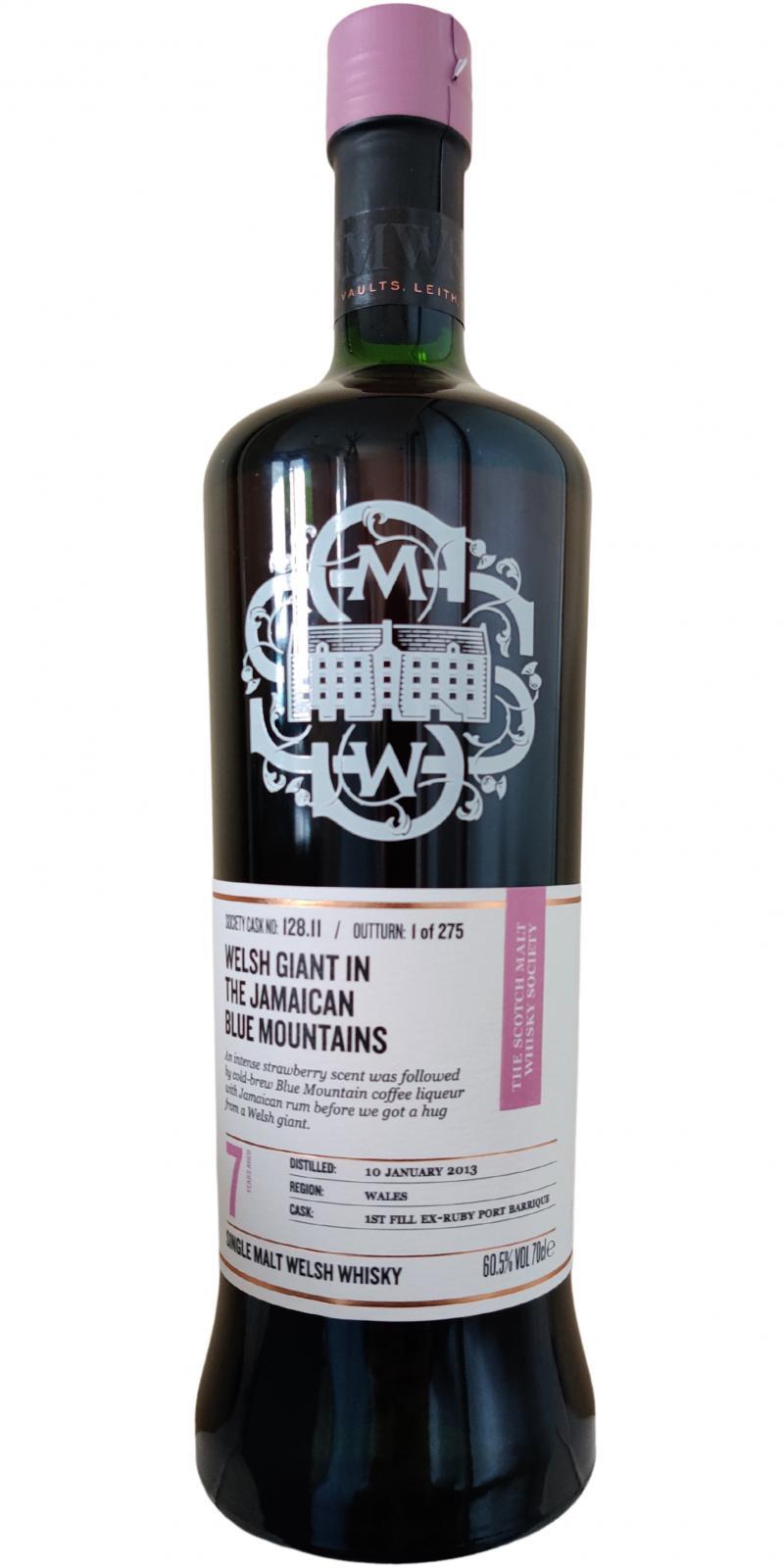 Penderyn 2013 SMWS 128.11  Welsh giant in the Jamaican blue mountains