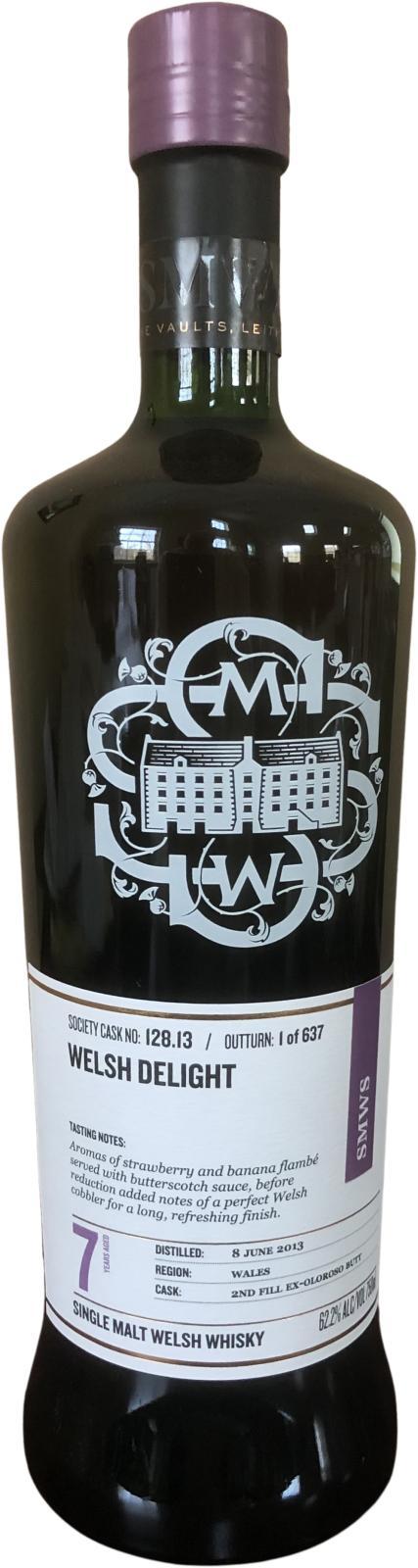 Penderyn 2013 SMWS 128.13  Welsh delight