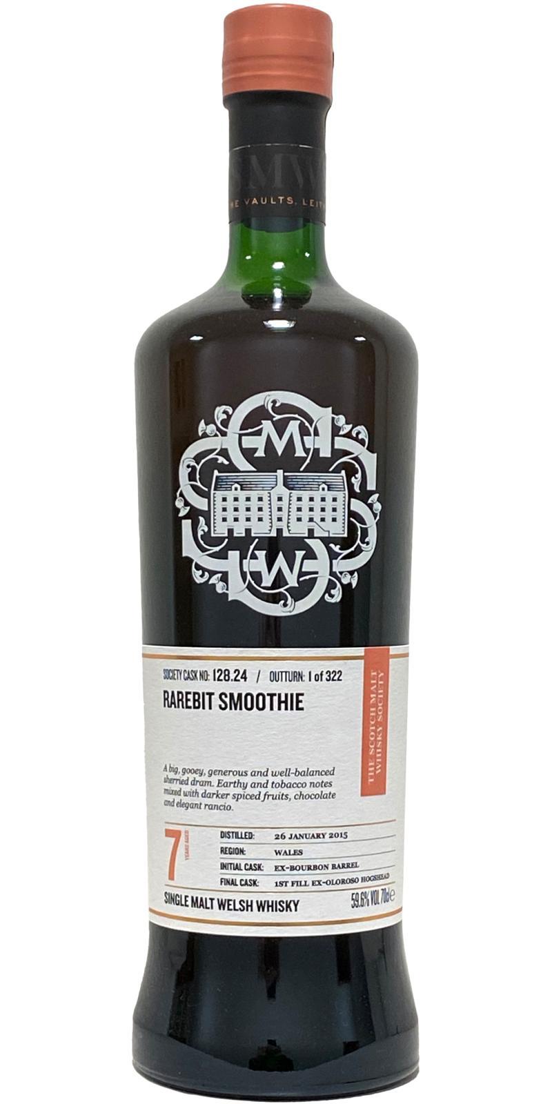 Penderyn 2015 SMWS 128.24  Rarebit smoothie
