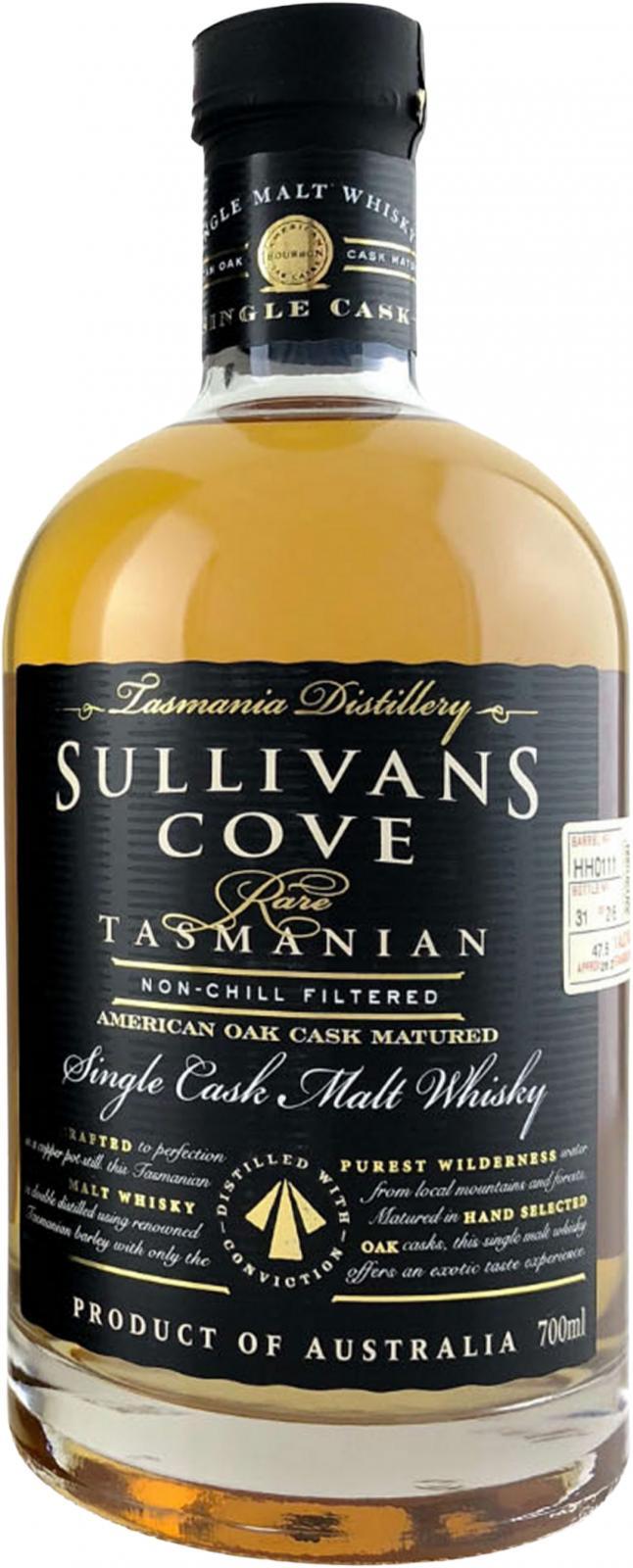 Sullivans Cove 1999  American Oak - Single Cask