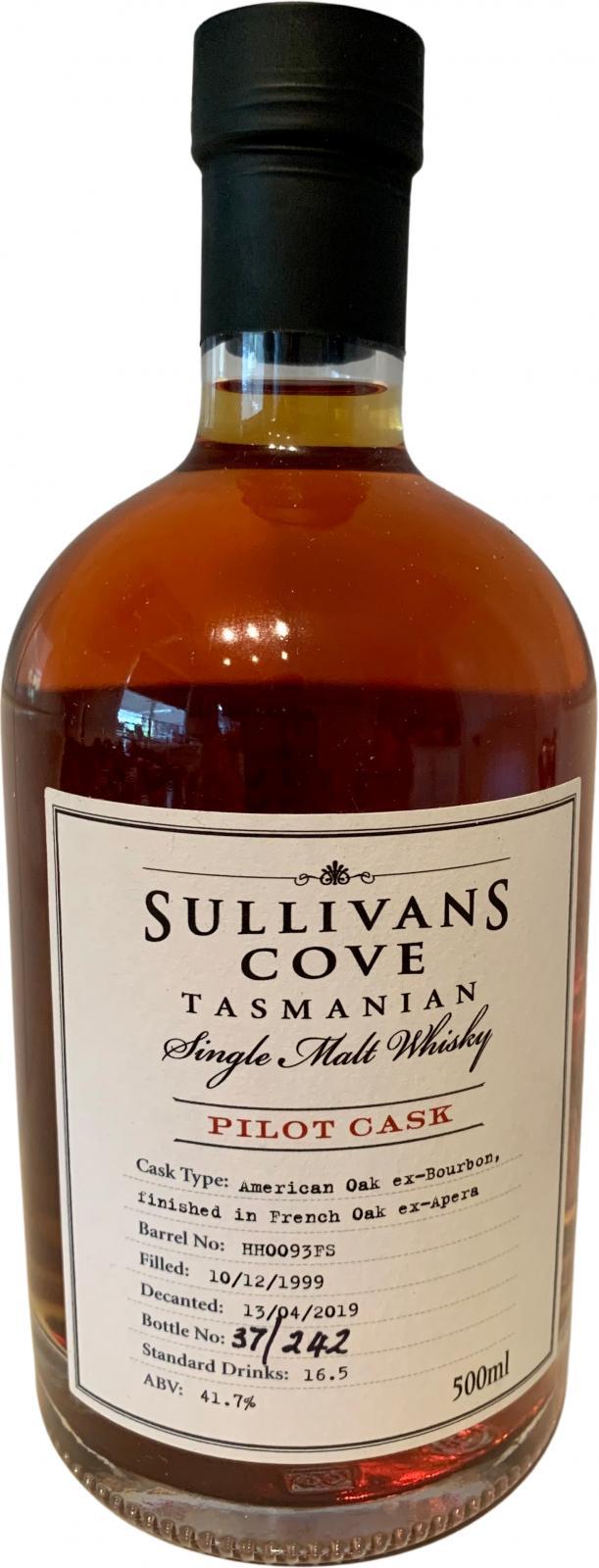 Sullivans Cove 1999  Pilot Cask