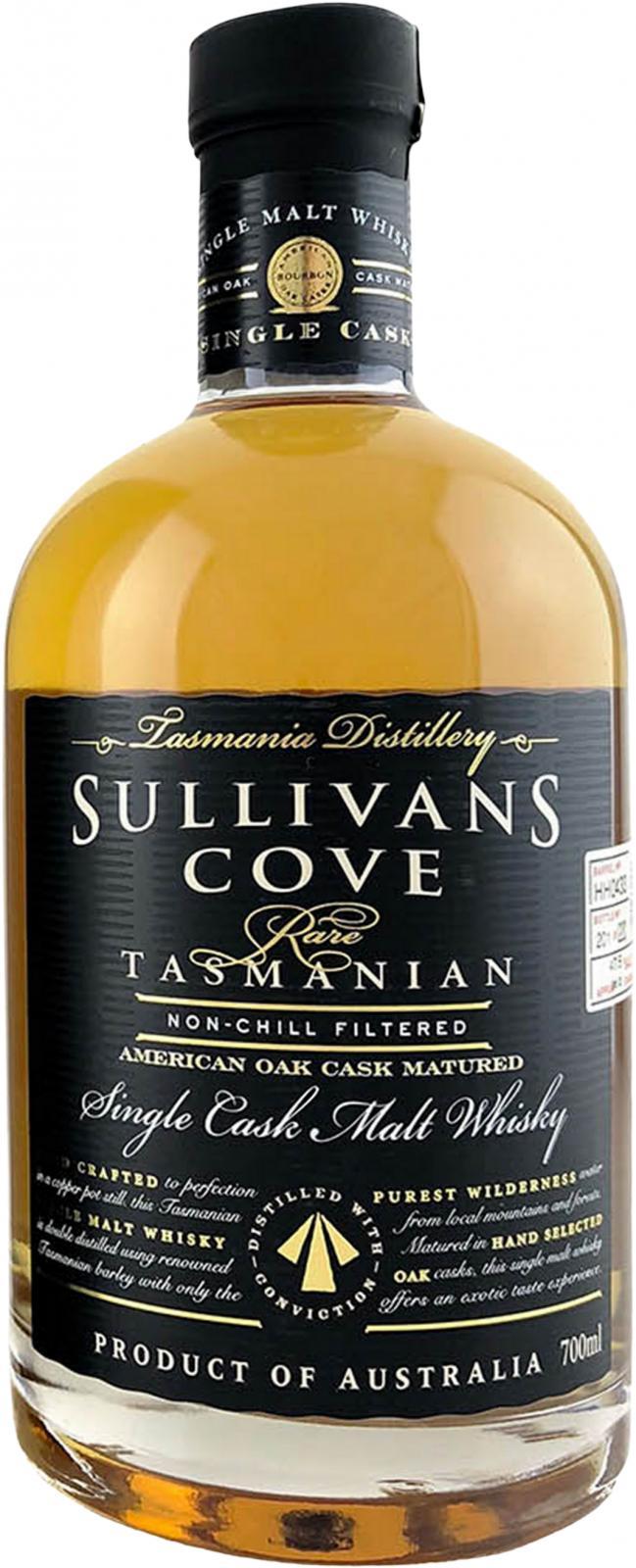 Sullivans Cove 2000  American Oak - Single Cask