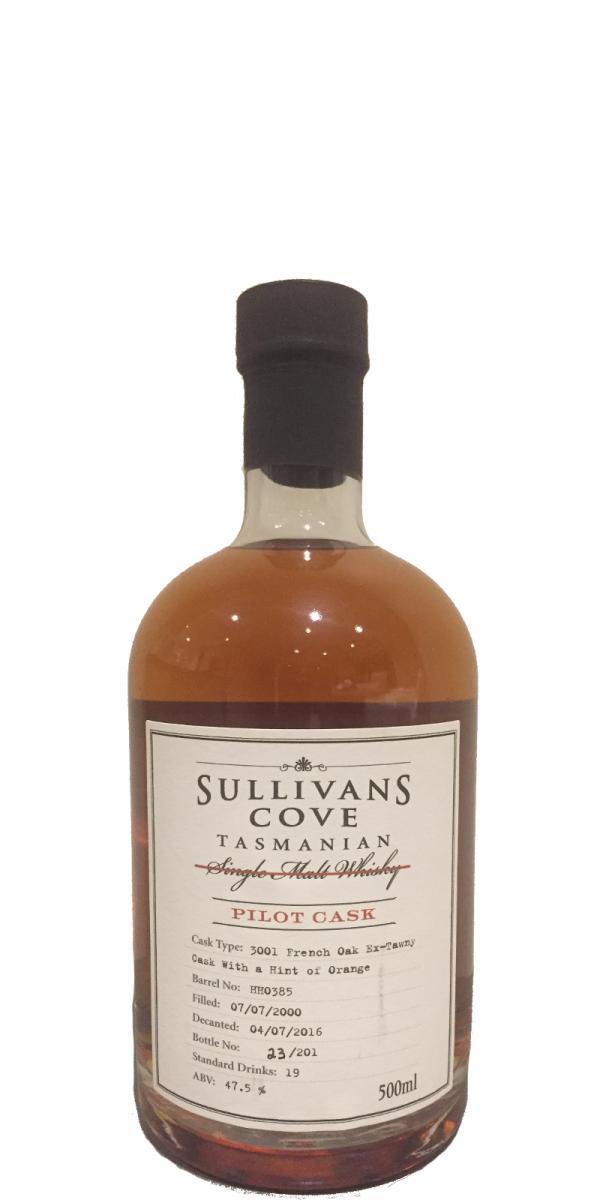 Sullivans Cove 2000  Pilot Cask