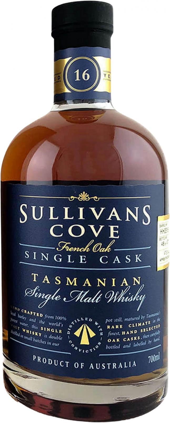 Sullivans Cove 2000  French Oak - Single Cask