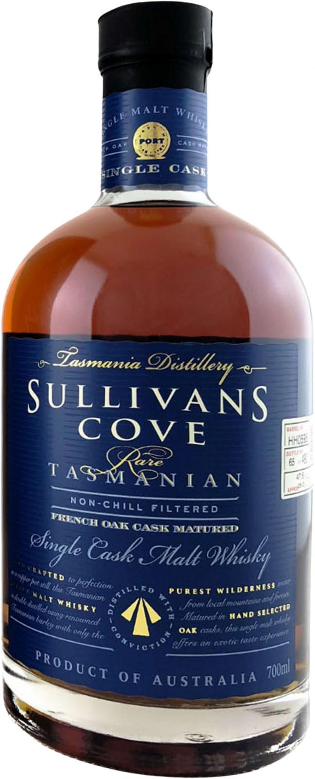 Sullivans Cove 2001  French Oak - Single Cask