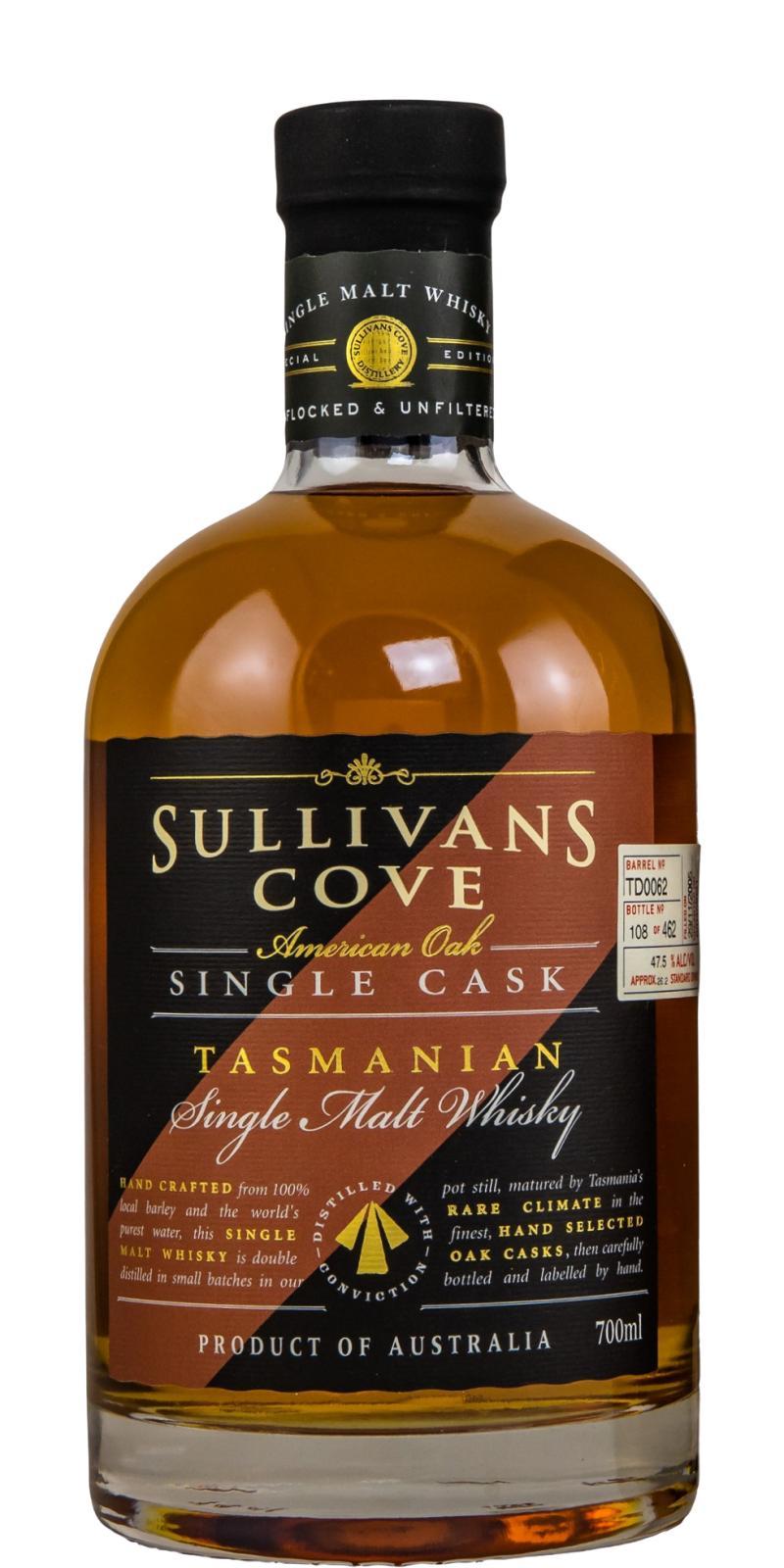 Sullivans Cove 2005  American Oak - Single CaskDistillery Bottling