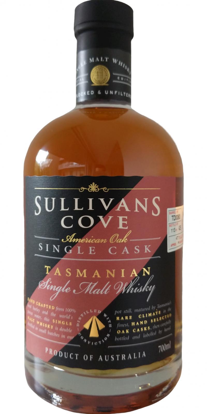 Sullivans Cove 2006  Single Cask