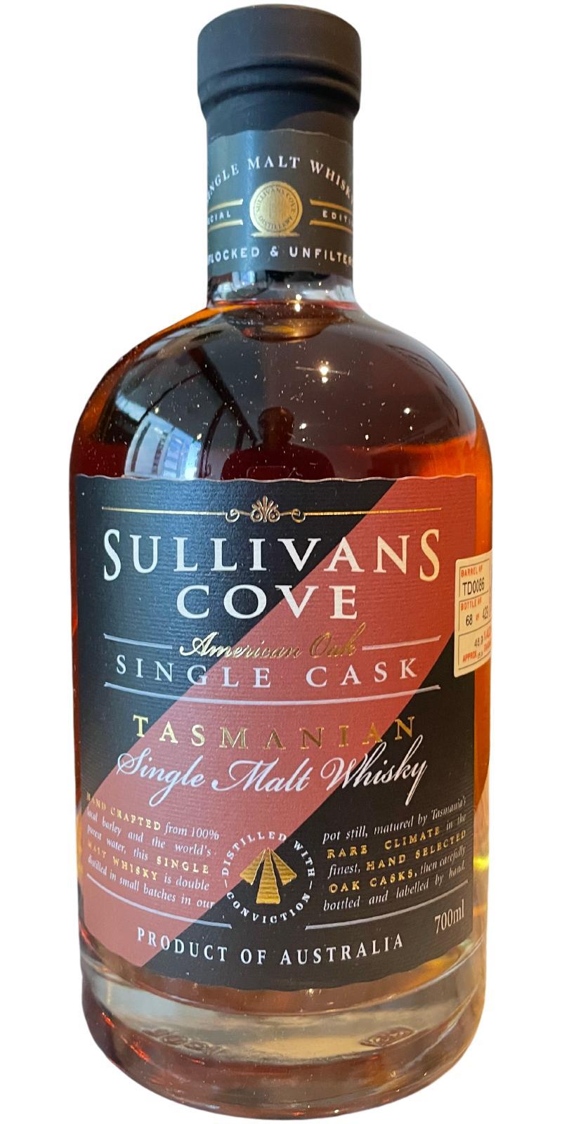 Sullivans Cove 2006  American Oak - Single Cask