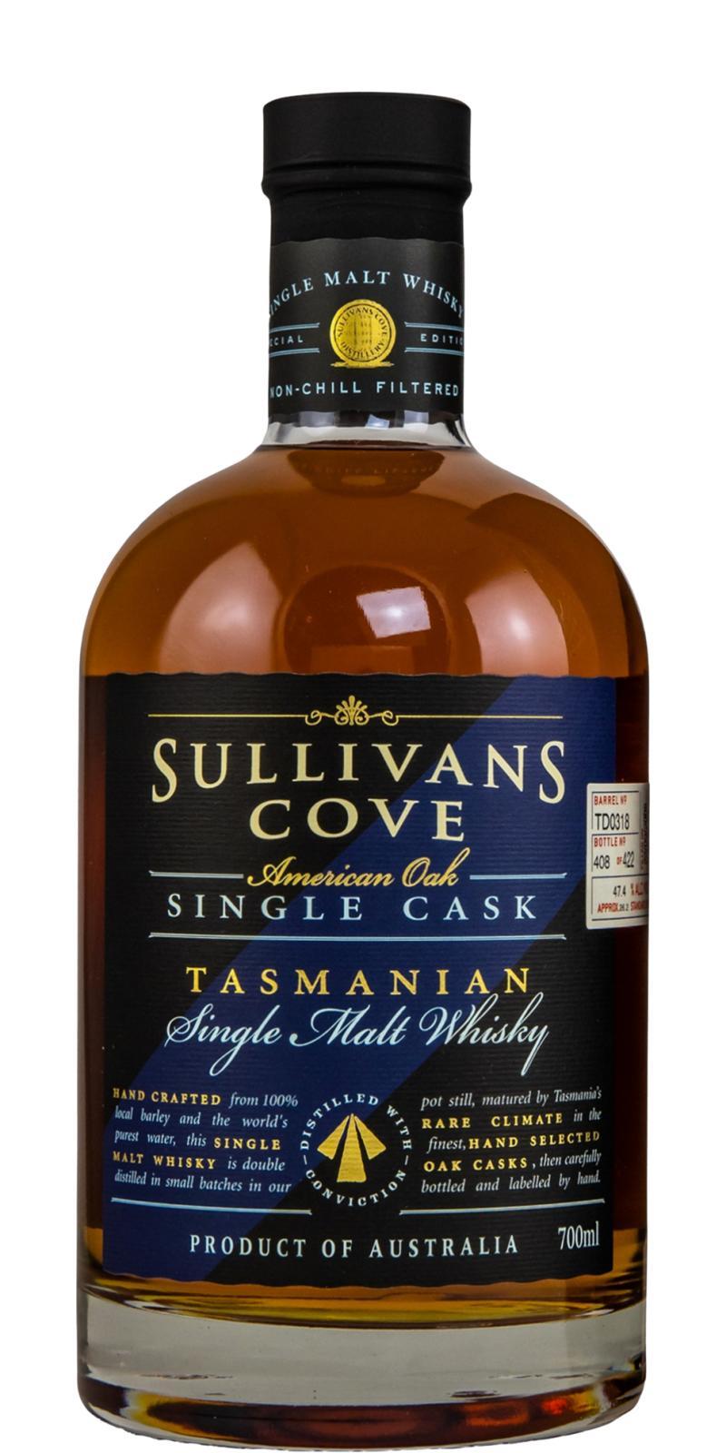 Sullivans Cove 2008  American Oak - Single Cask