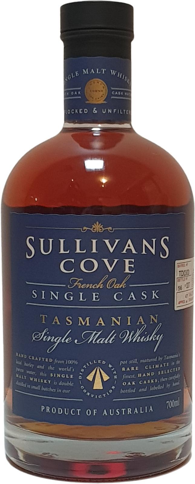 Sullivans Cove 2008  French Oak Single Cask