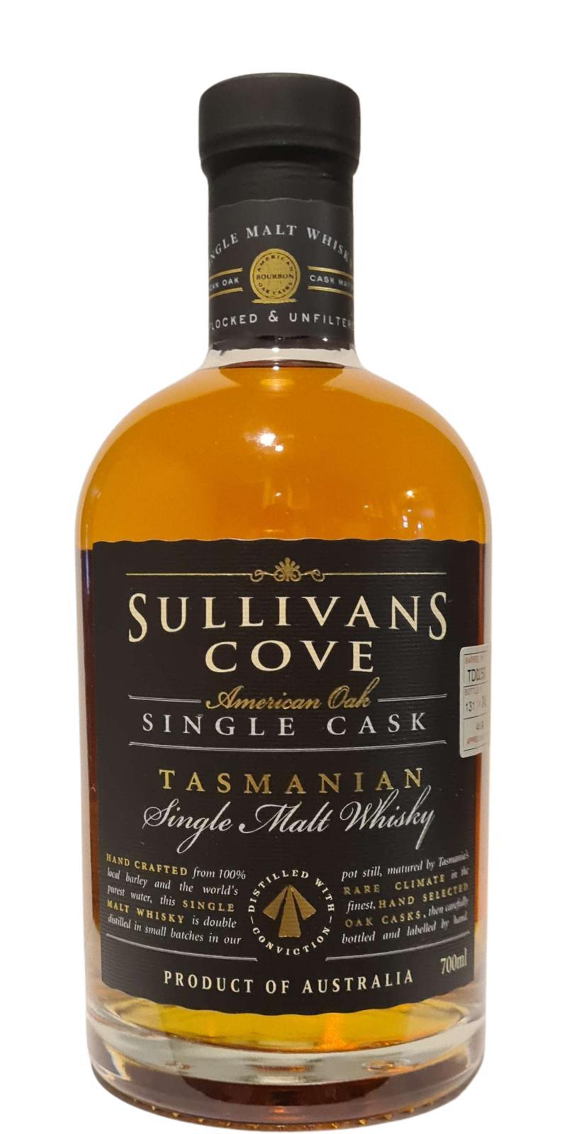 Sullivans Cove 2008  American Oak - Single Cask