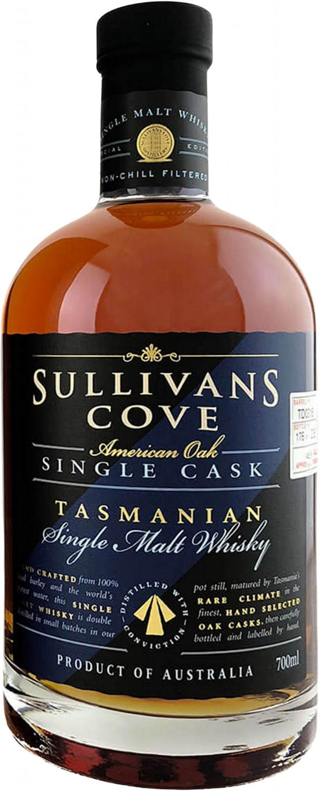 Sullivans Cove 2008  American Oak - Single Cask
