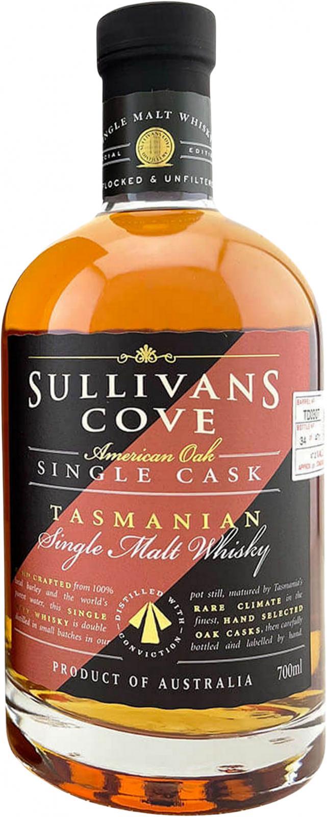 Sullivans Cove 2008  American Oak - Single Cask