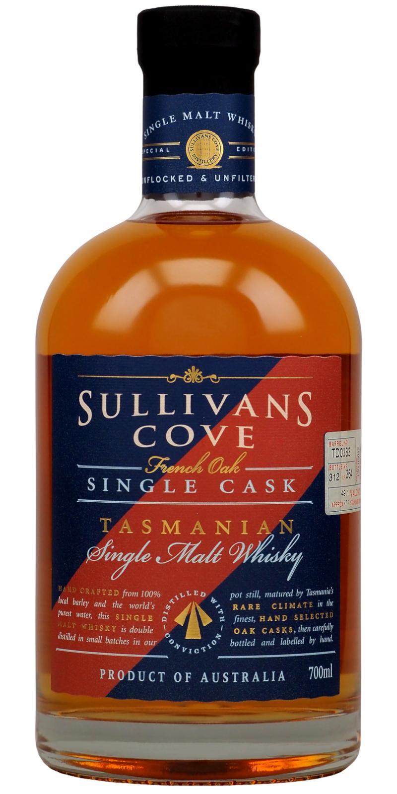 Sullivans Cove 2012  Single Cask