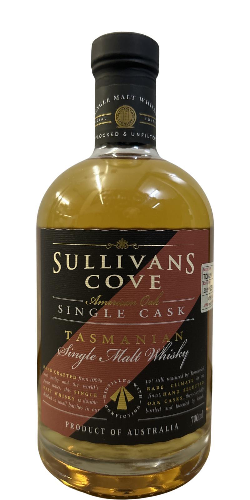 Sullivans Cove 2013  American Oak Single Cask