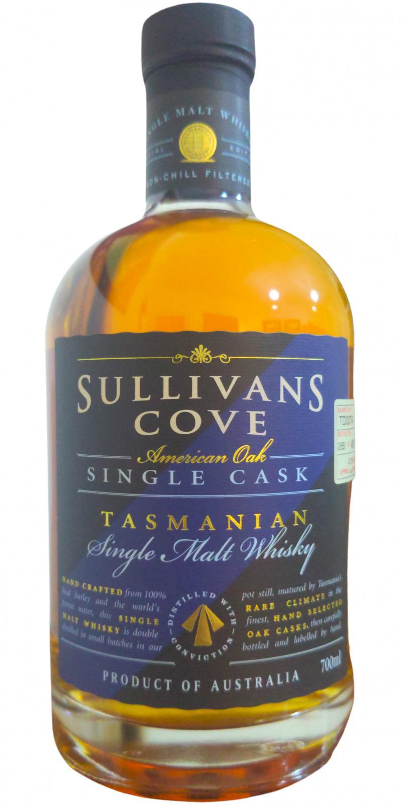 Sullivans Cove 2016  American Oak Single Cask