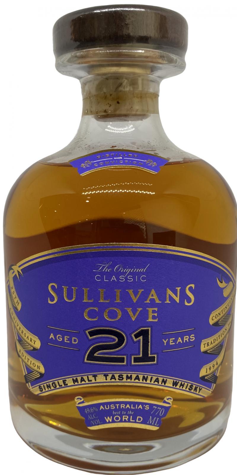 Sullivans Cove 21-year-old  25th Anniversary Special Edition