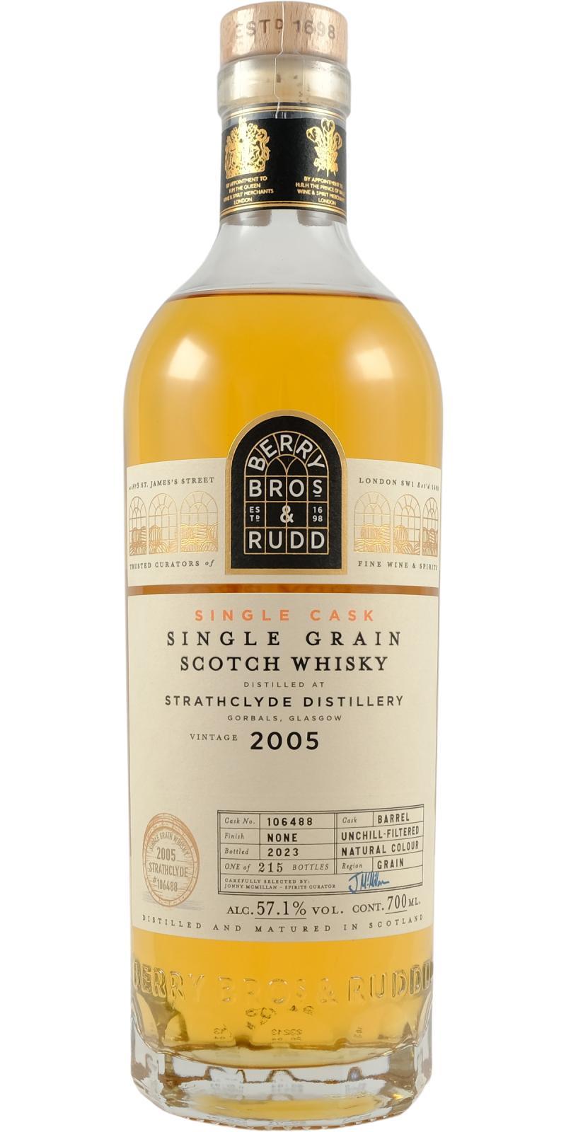 Strathclyde 2005 BR  Single Cask