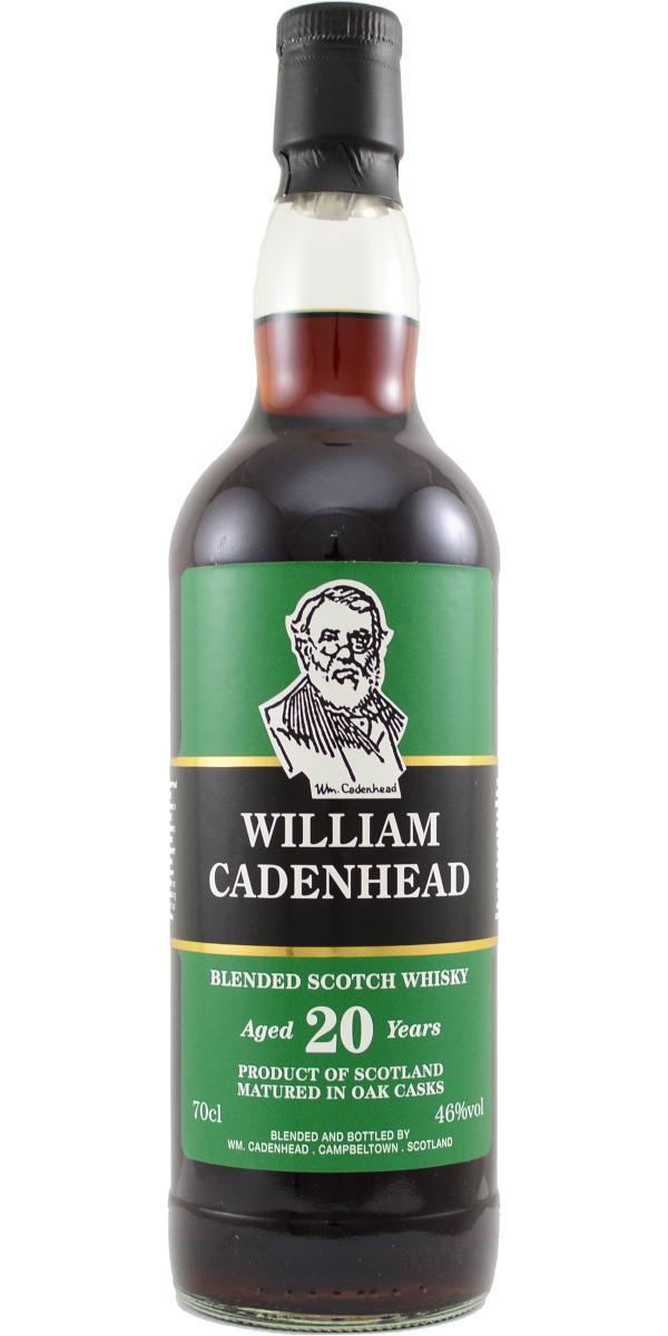 William Cadenhead 20-year-old CA  Blended Scotch Whisky