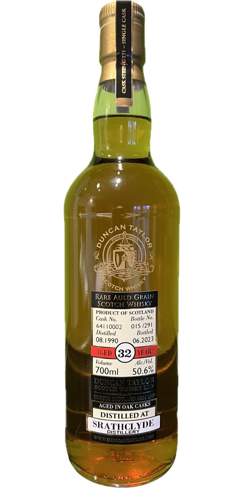 Strathclyde 1990 DT  Rare Auld Grain Scotch Whisky