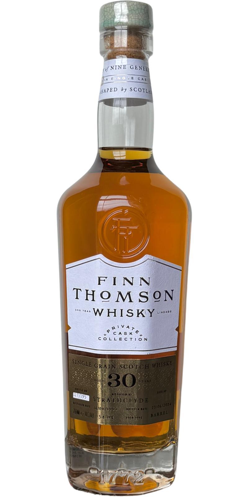 Strathclyde 1993 FnTs  Private Cask Collection