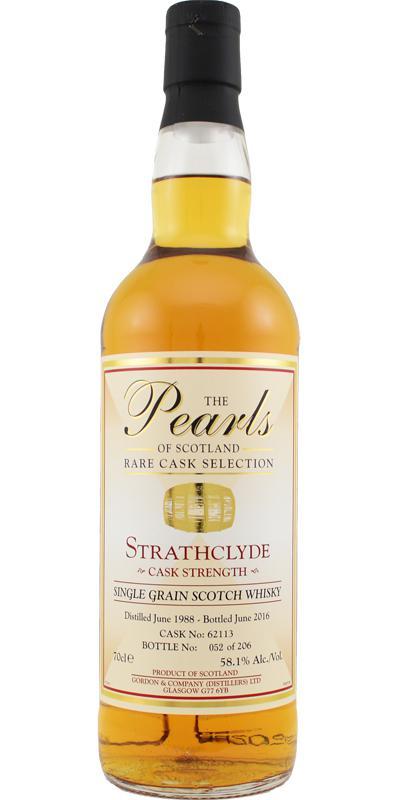 Strathclyde 1988 G&C  The Pearls of Scotland - Rare Cask Selection