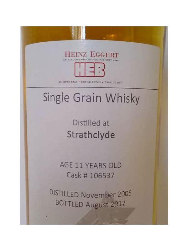Strathclyde 2005 HEB  Single Grain Whisky