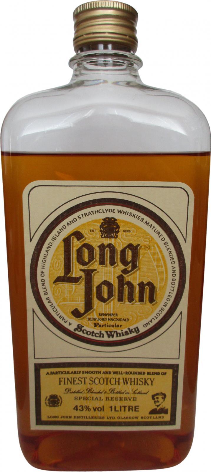 Long John Finest Scotch Whisky  Special Reserve