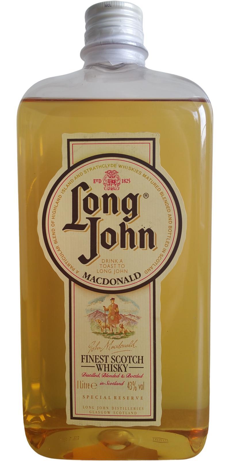 Long John Finest Scotch Whisky  Special Reserve