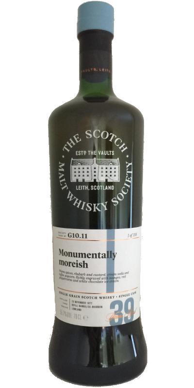 Strathclyde 1977 SMWS G10.11  Monumentally moreish