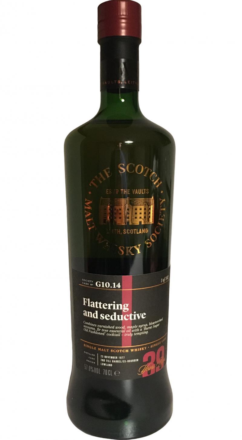 Strathclyde 1977 SMWS G10.14  Flattering and seductive