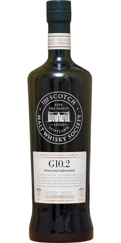 Strathclyde 1977 SMWS G10.2  Sweet and substantial