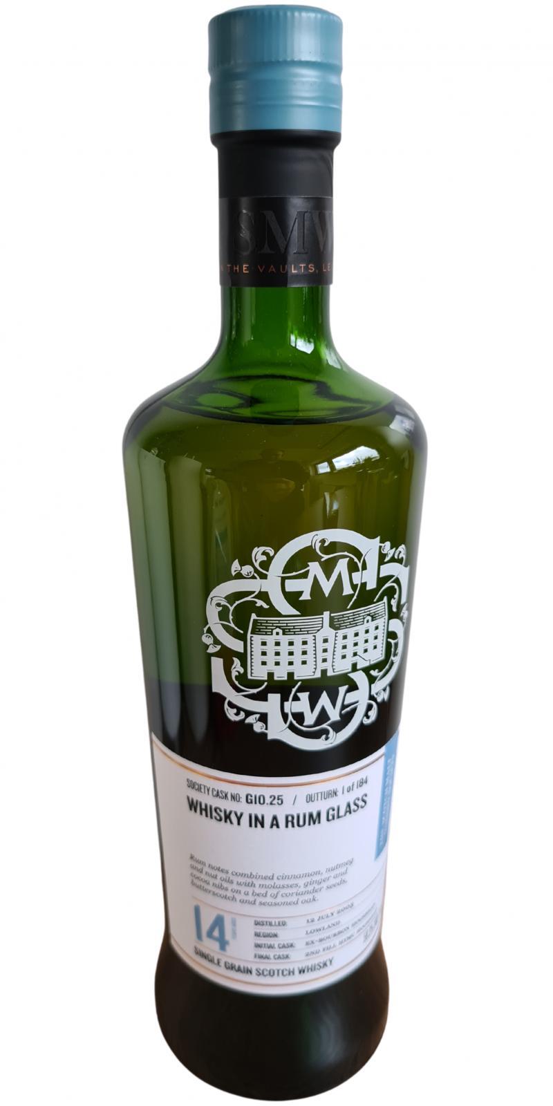 Strathclyde 2005 SMWS G10.25  Whisky in a rum glass