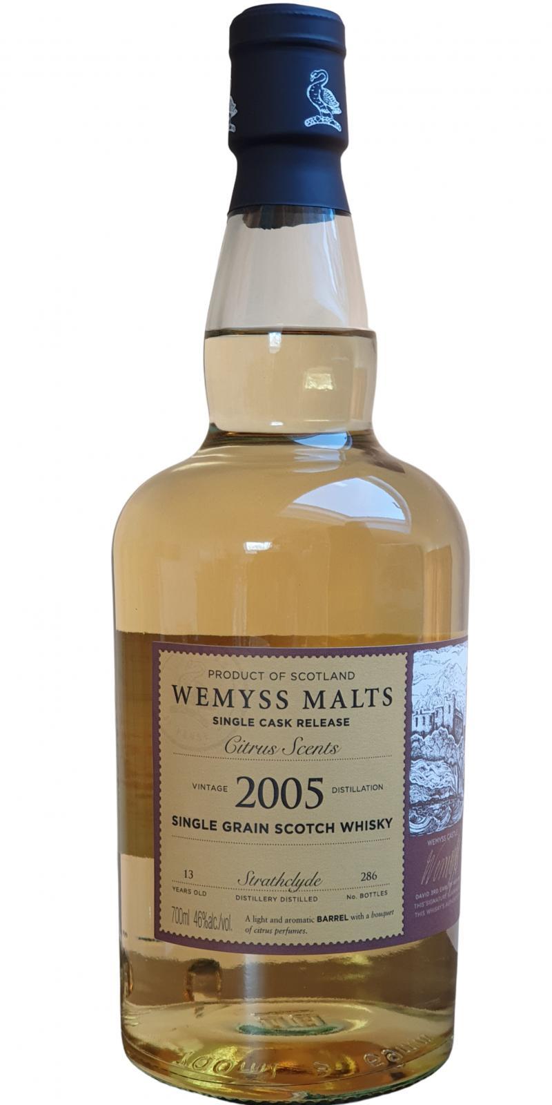 Strathclyde 2005 Wy  Citrus Scents