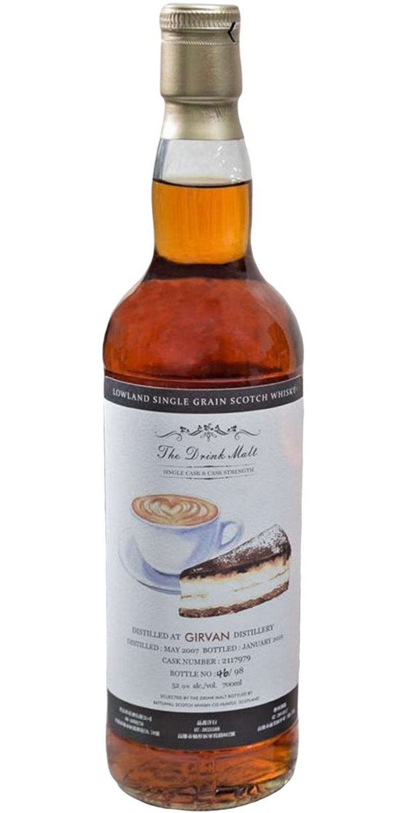 Girvan 2007 BSW  The Drink Malt