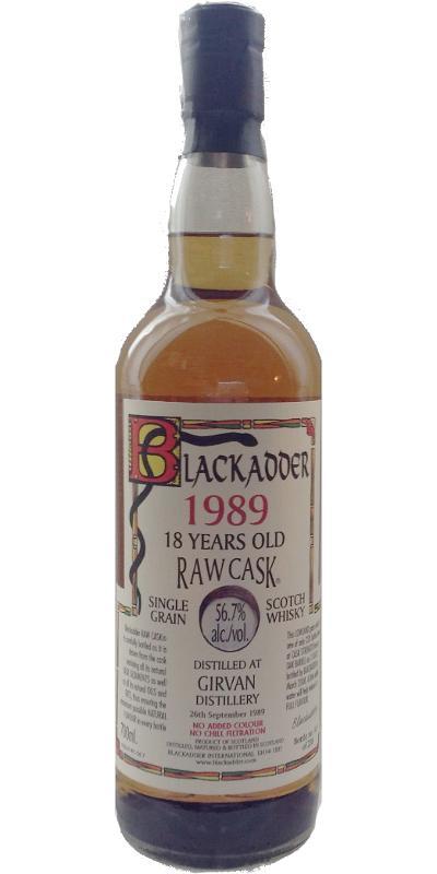 Girvan 1989 BA  Raw Cask