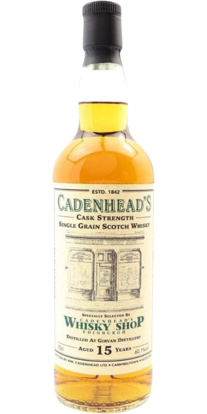 Girvan 15-year-old CA  Cadenhead's Whisky Shop Edinburgh