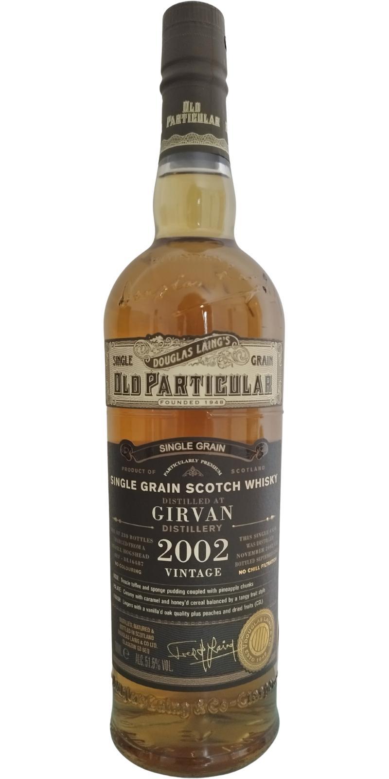 Girvan 2002 DL  Old Particular